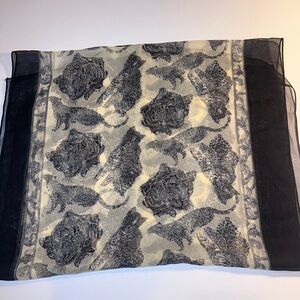 Scarf Animal Print Sheer Scarf 100% polyester